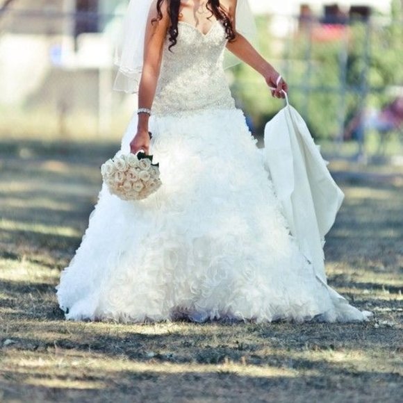 Wedding Dress Size 10 - Picture 1 of 9